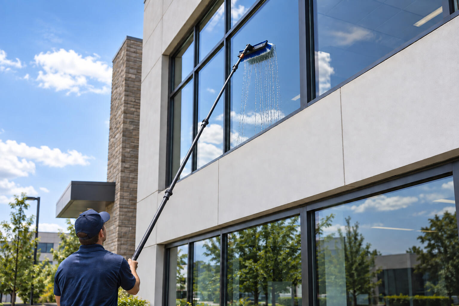 Commercial Window Cleaning for Lancaster County Businesses Reliable interior and exterior service for storefronts, offices, and commercial properties. One-time and recurring schedules available.